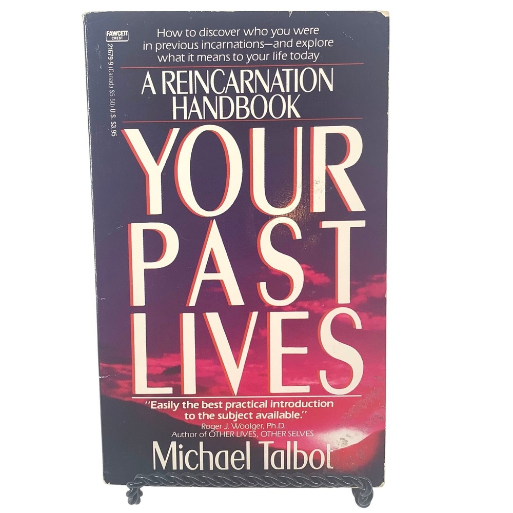 Your Past Lives A Reincarnation Handbook Michael‎ Talbot 1989 PB Rare OOP Good